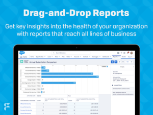 Customize reports that draw data from your membership CRM.