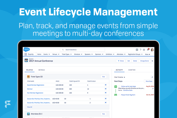 Manage events from ticketing to sponsorship with Fonteva's association management software.