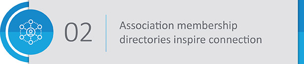 Choose association membership software with public member directories.