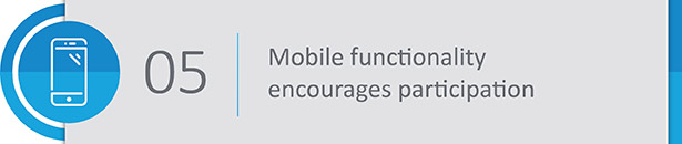 Ensure your association membership software is mobile-friendly.