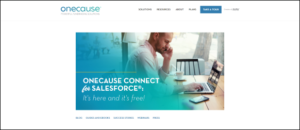 OneCause is an effective Salesforce plugin for donor engagement.