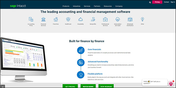 Sage Intacct is a leading accounting and financial tool for association management software.